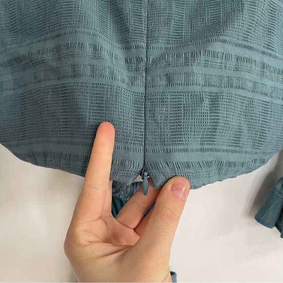 Tularosa Nanette Cut Out Midi Dress in Dusty Blue Women's Sundress Small - Picture 9 of 15